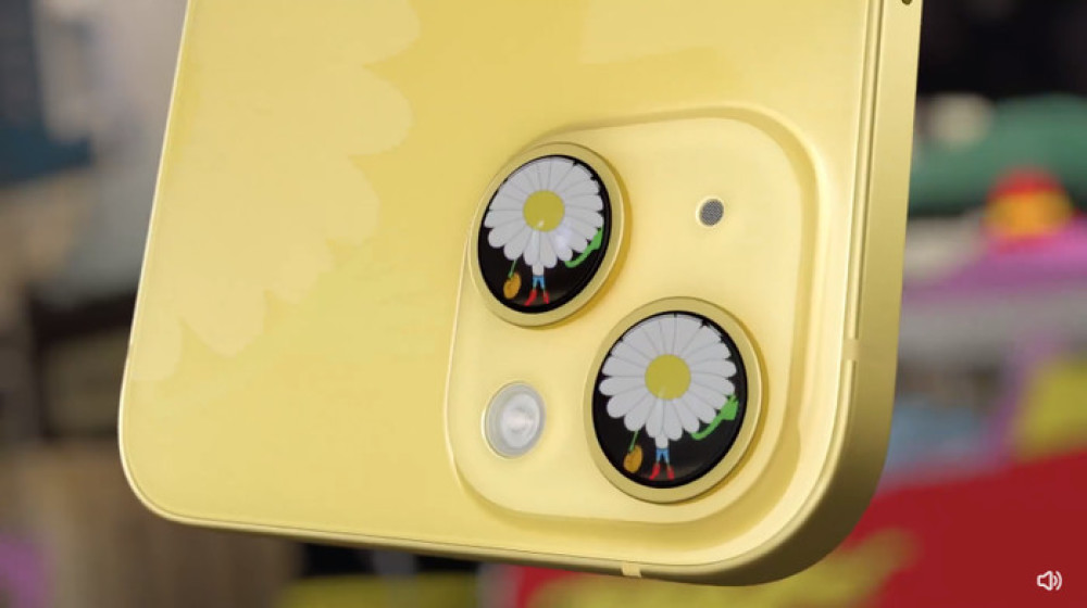 苹果推出iPhone14 黄色版官方宣传片