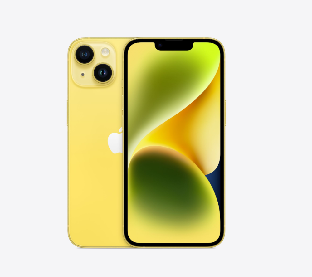 苹果 iPhone 14/Plus 黄色款开启预购，售 5999/6999 元起