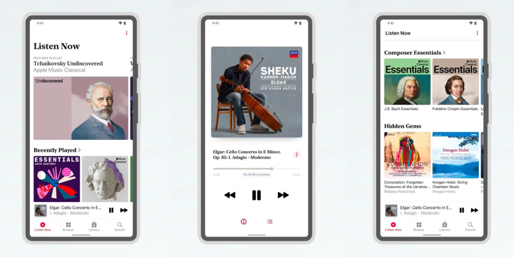 苹果在iPad、Mac之前先一步推出安卓版Apple Music Classical应用